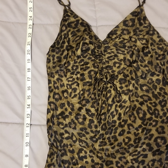 Zara leopard slip dress small - Picture 3 of 6